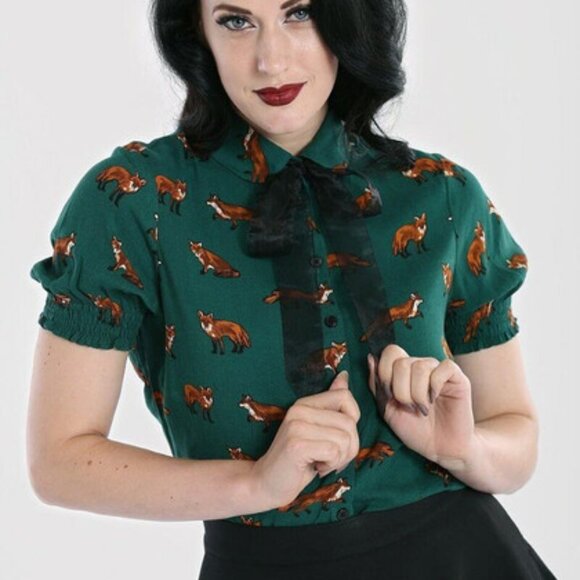 Hell Bunny - Vixey Blouse - Picture 6 of 6